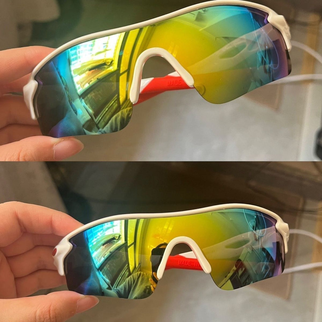 Cycling, running, marathon glasses, sports sunglasses, outdoor sunglasses, windproof, UV protection goggles, hiking glasses