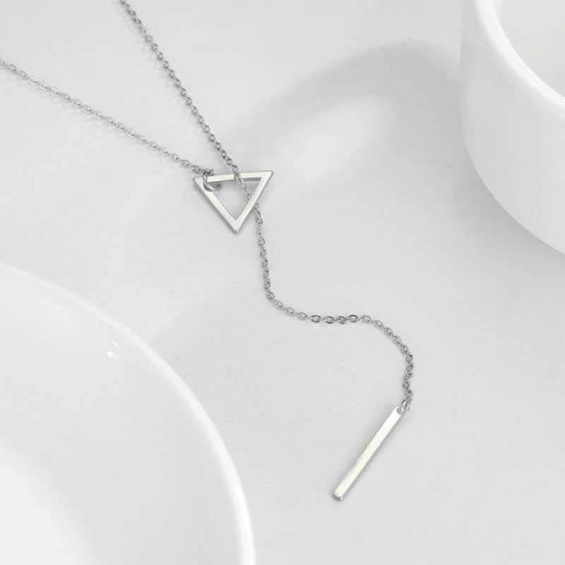 Alloy Necklace - Xia Xiaoyin's Triangle Necklace from Beyond the World - Luxury Niche Anime & 2D Cosplay Accessories