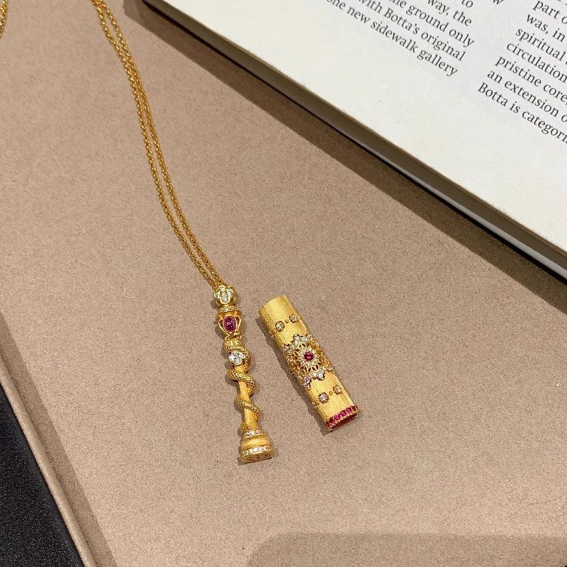 2025 Vintage Fairy Wand Necklace for Women, Niche Luxury, High-End Drape, Summer Accessory, Extended Length