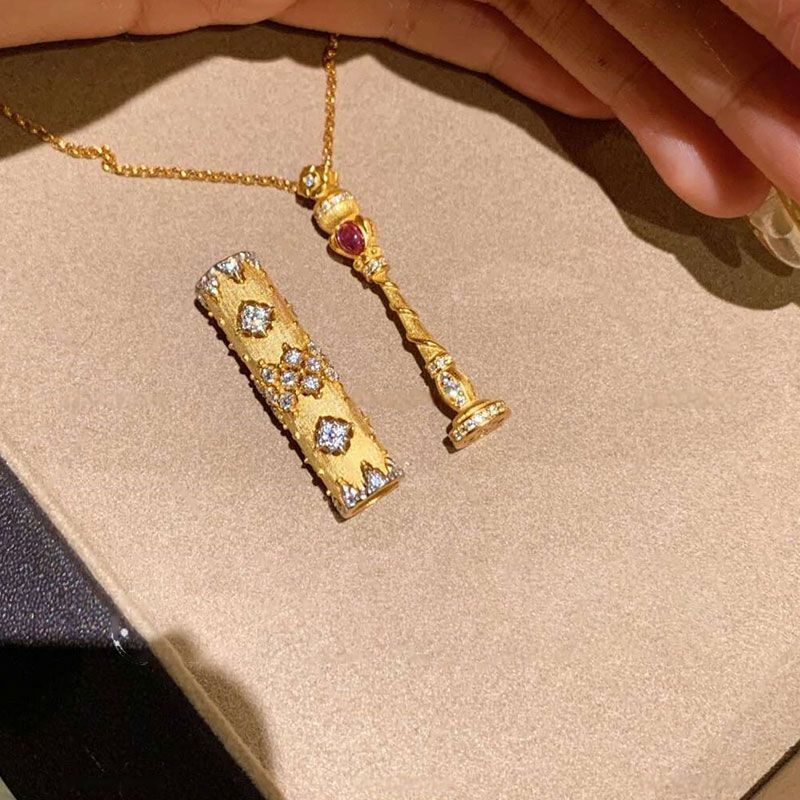 2025 Vintage Fairy Wand Necklace for Women, Niche Luxury, High-End Drape, Summer Accessory, Extended Length