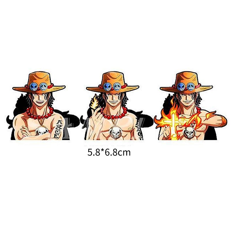 3D stickers for naked eyes, 3D gradient stickers, One Piece 3D stereoscopic painting, Nami waterproof, Boa Hancock, Gear 5 Luffy, anime style.