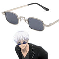 Anime Jujutsu Kaisen Gojo Satoru cosplay glasses, TikTok influencer Pan Niang small square frame sunglasses, retro sunglasses