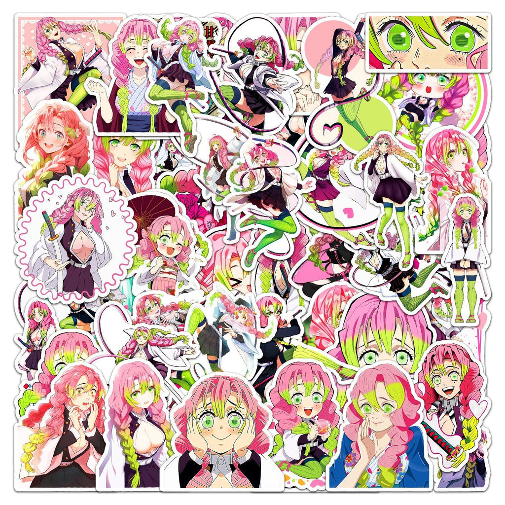 50 Creative and Fun Cartoon Decorative Phone Cases, Luggage Cases, Helmets, and DIY Graffiti Stickers From Japan Anime