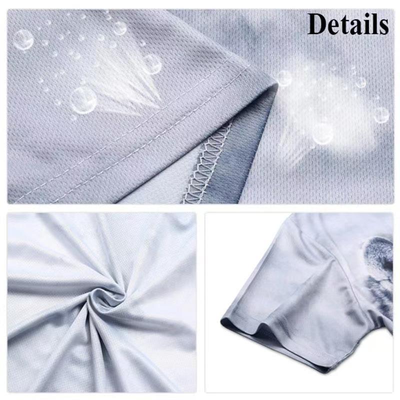 Summer New One Piece Anime Japan National Team Collaboration Jersey Short-Sleeve 3D Printed Quick-Drying T-Shirt with Printed Number