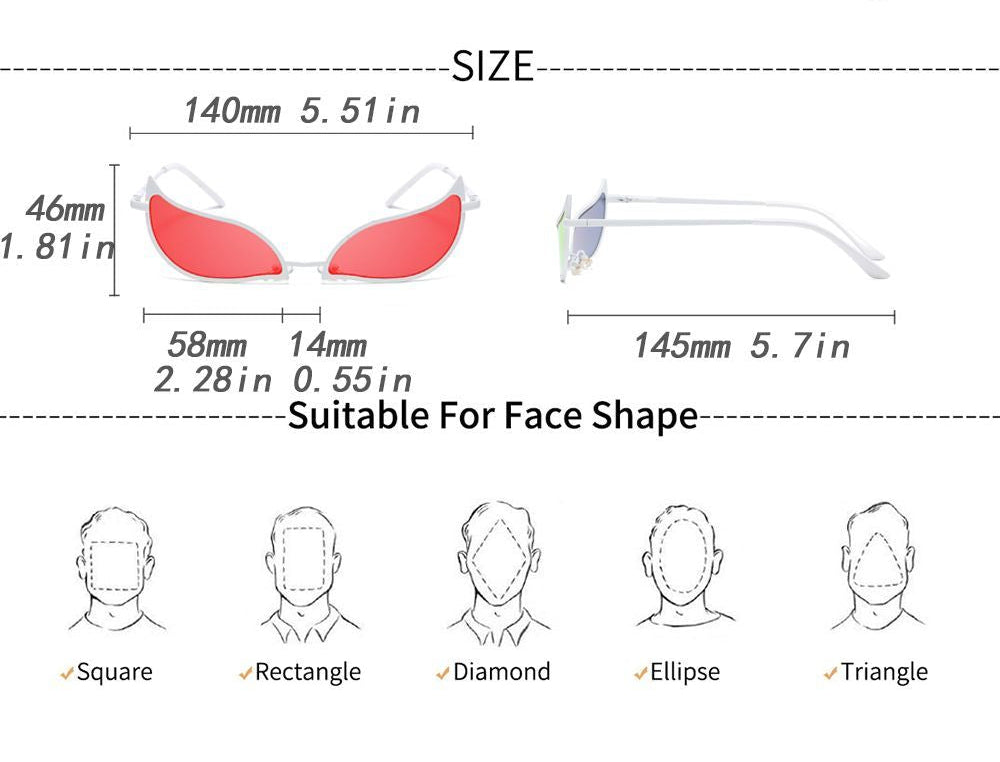 One Piece Doflamingo sunglasses, cosplay decorative glasses, trendy and stylish sunglasses for men and women, super cool!
