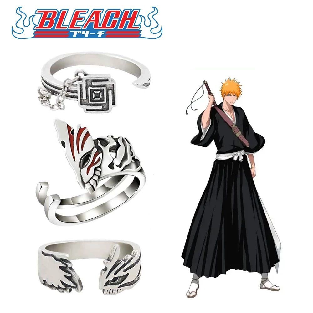 The Grim Reaper's Impression Ring, Grimmjow, Daiguren Hyōrinmaru, and cosplay ring.