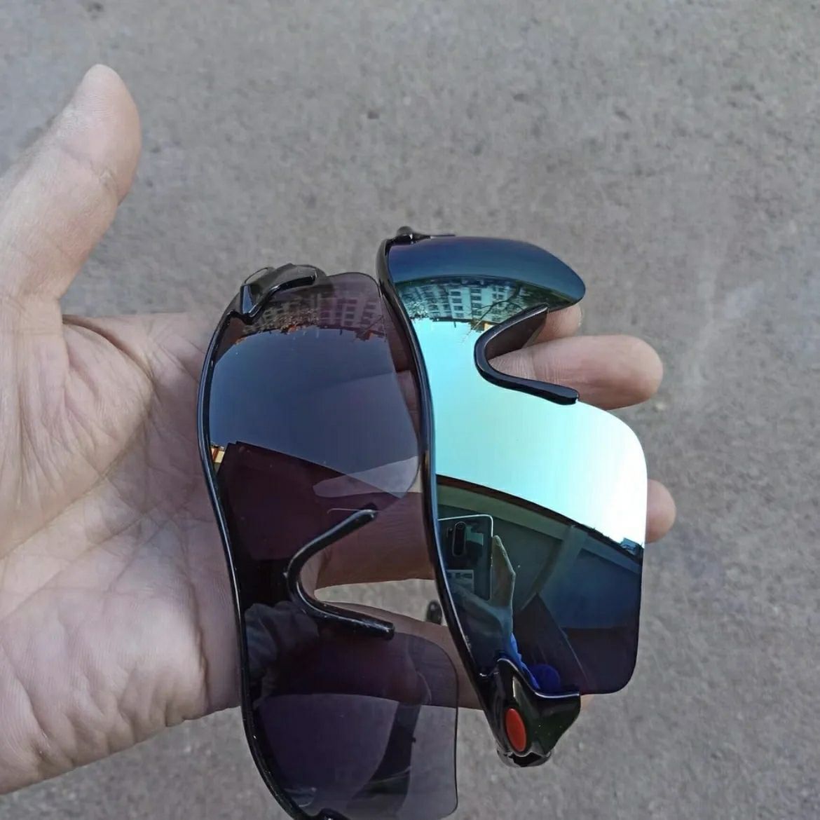 Cycling, running, marathon glasses, sports sunglasses, outdoor sunglasses, windproof, UV protection goggles, hiking glasses