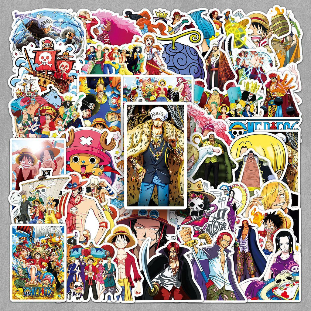 50 Creative and Fun Cartoon Decorative Phone Cases, Luggage Cases, Helmets, and DIY Graffiti Stickers From Japan Anime
