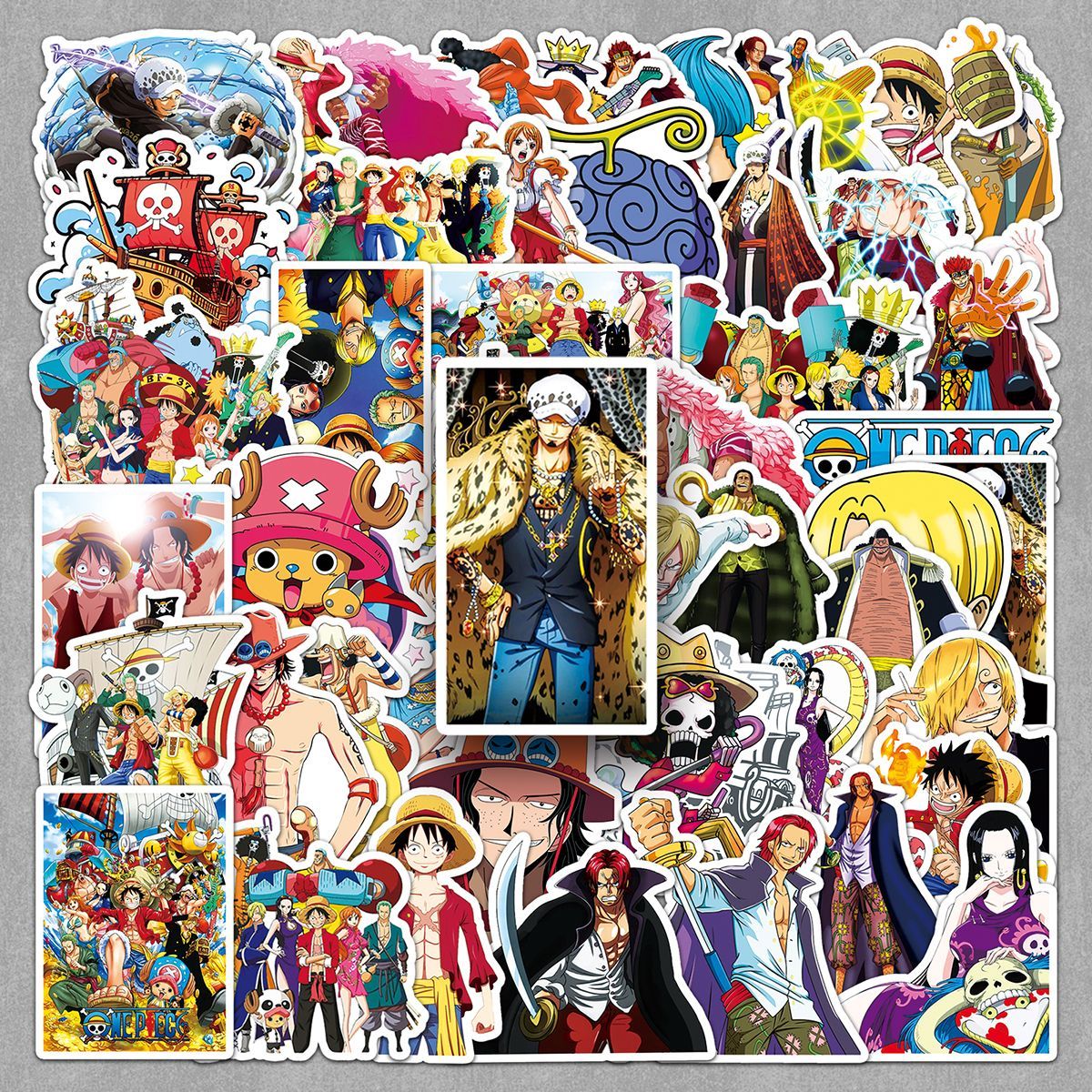 50 Creative and Fun Cartoon Decorative Phone Cases, Luggage Cases, Helmets, and DIY Graffiti Stickers From Japan Anime