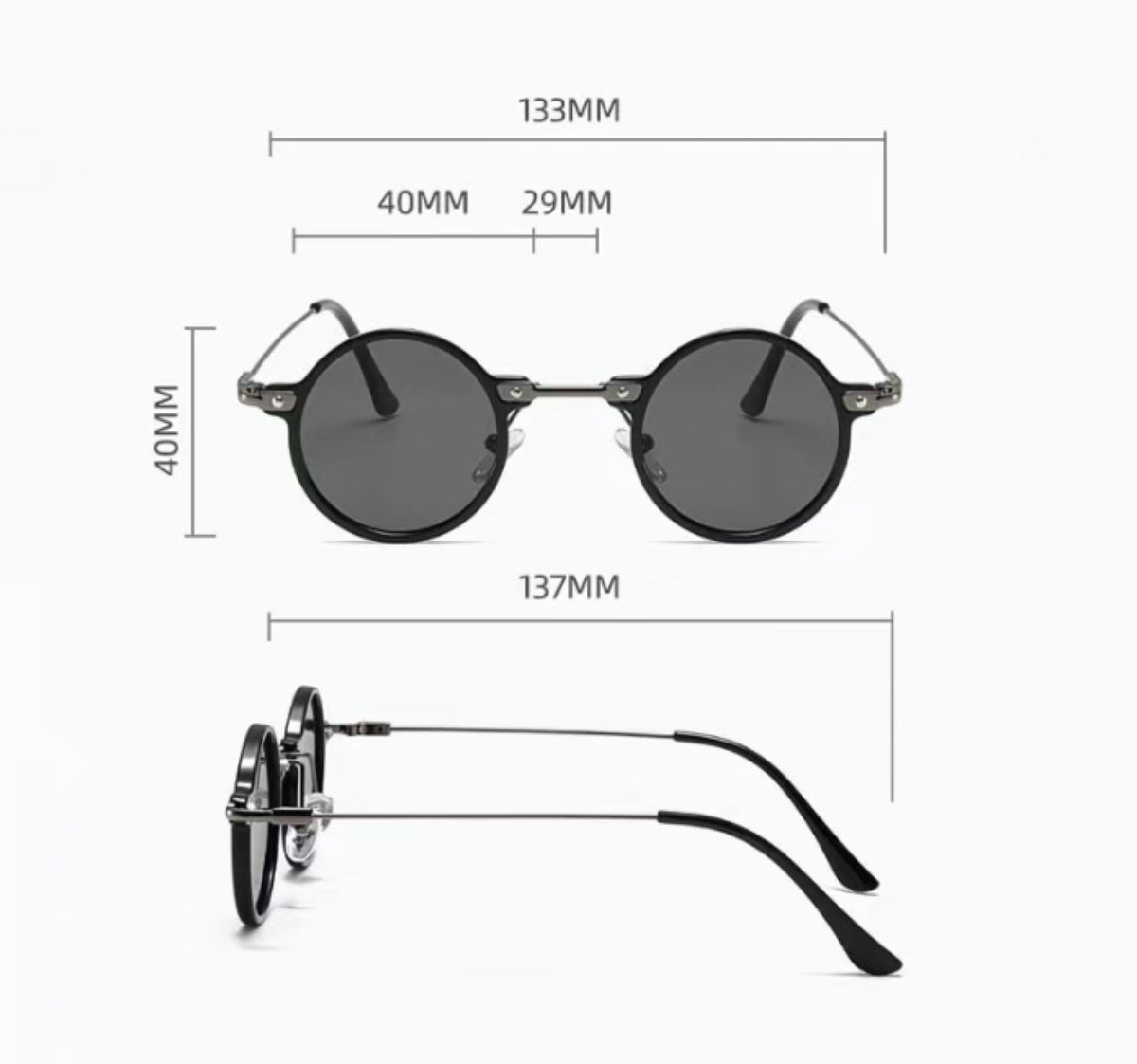 Jujutsu Kaisen cosplays: Kento Nanami cosplaying the same style of sunglasses, retro round glasses.