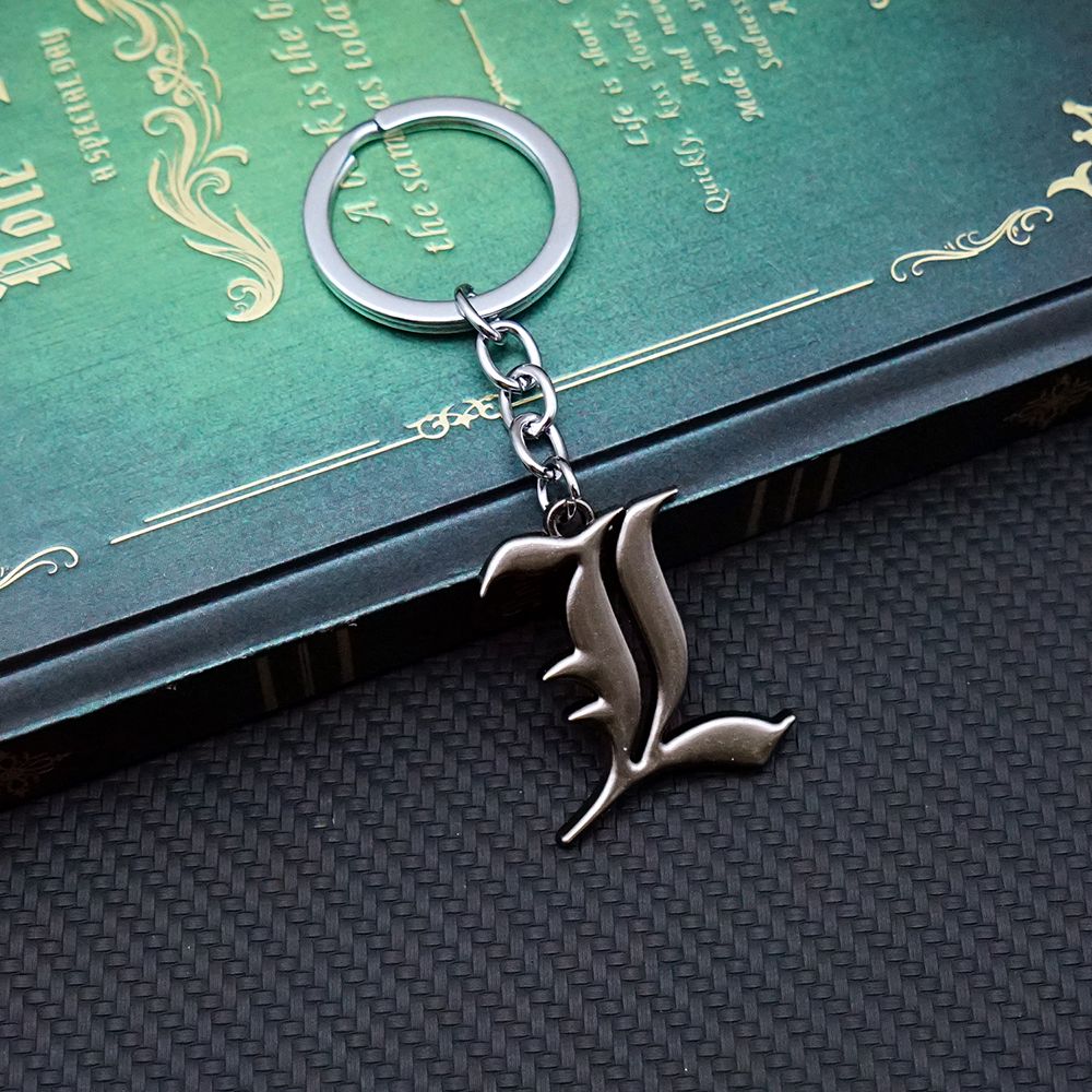 Hot-selling anime Death Note keychain, black notebook pendant