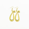 Snake-shaped earrings inspired by Boa Hancock from One Piece, perfect for cosplay.