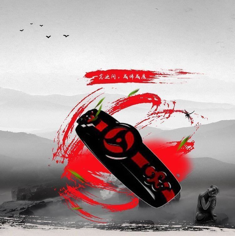 New Uchiha Itachi ring, Naruto Mangekyou Sharingan anime merchandise ring, a gift for friends.