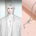 Alloy Necklace - Xia Xiaoyin's Triangle Necklace from Beyond the World - Luxury Niche Anime & 2D Cosplay Accessories