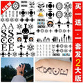 One Piece temporary tattoo set, Shichibukai Trafalgar Law cosplay finger design, Luffy ONE PIECE waterproof.