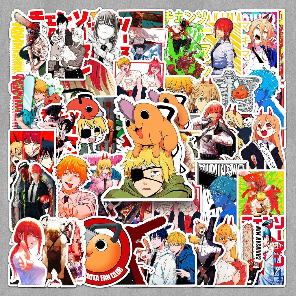 50 Creative and Fun Cartoon Decorative Phone Cases, Luggage Cases, Helmets, and DIY Graffiti Stickers from Japn Anime