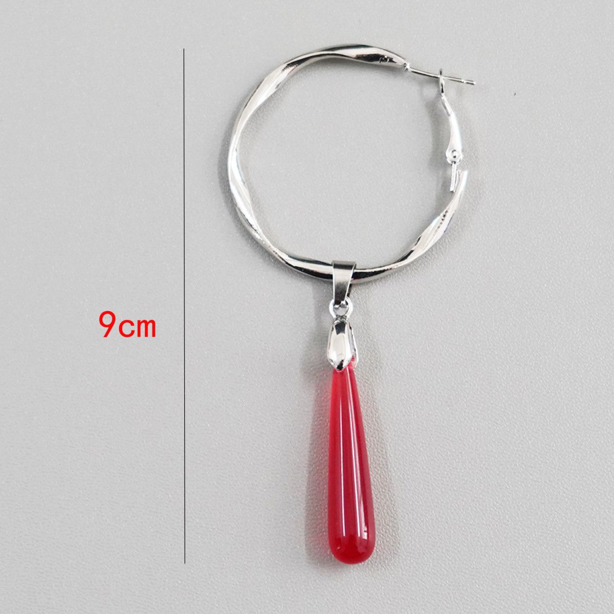 Heaven Official's Blessing cosplay Hua Cheng style earrings, minimalist unisex earrings, anime-themed earrings.