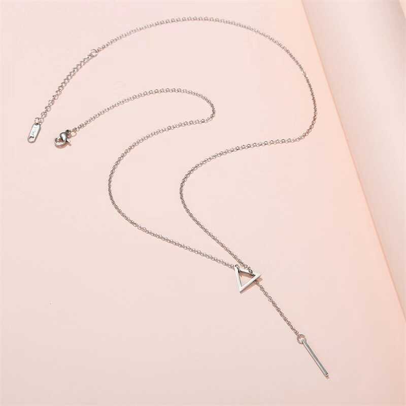 Alloy Necklace - Xia Xiaoyin's Triangle Necklace from Beyond the World - Luxury Niche Anime & 2D Cosplay Accessories