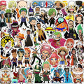 100pcs Japan Anime stickers, anime character decorations, waterproof stickers for notebooks, suitcases, and phone cases.