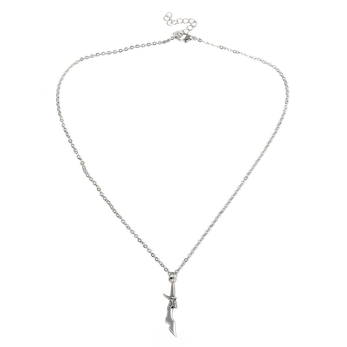 Anime "I Upgrade Alone" Cheng Xiaoyu, Mizushino Shun Weapon Model, Short Blade Necklace Pendant Jewelry