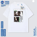 NASA official Attack on Titan merchandise T-shirts, unisex Wings of Liberty anime short-sleeved shirts, cosplay of Eren Yeager and Xia.