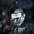 Naruto anime-themed ring, irregular design, versatile, Uchiha Itachi kaleidoscope jewelry, a great gift for friends.
