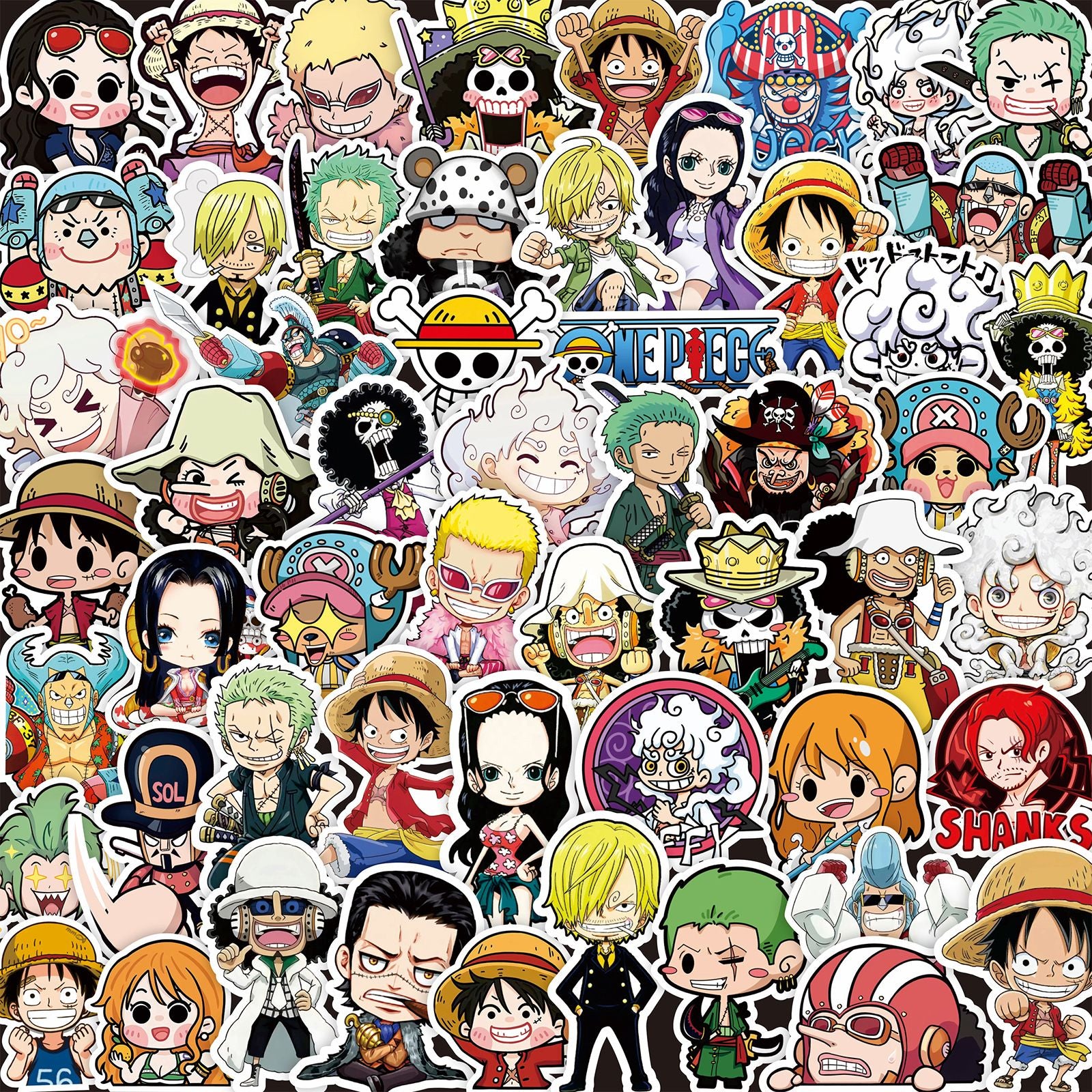 80pcs Anime style, Japanese style, decorative phone cases, notebooks, journals, waterproof stickers