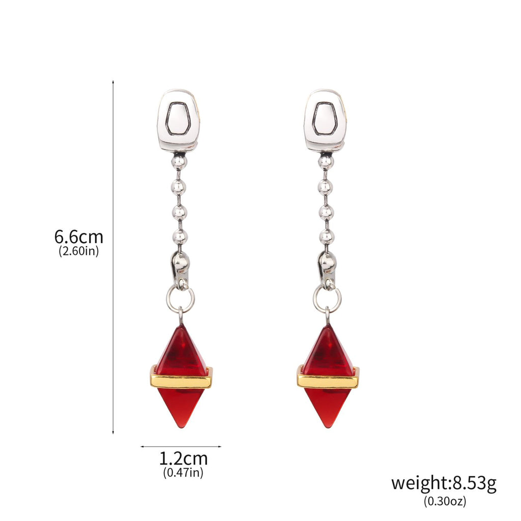 Anime merchandise: Hunter x Hunter Kurapika earrings, ear studs, cosplay costumes, earrings