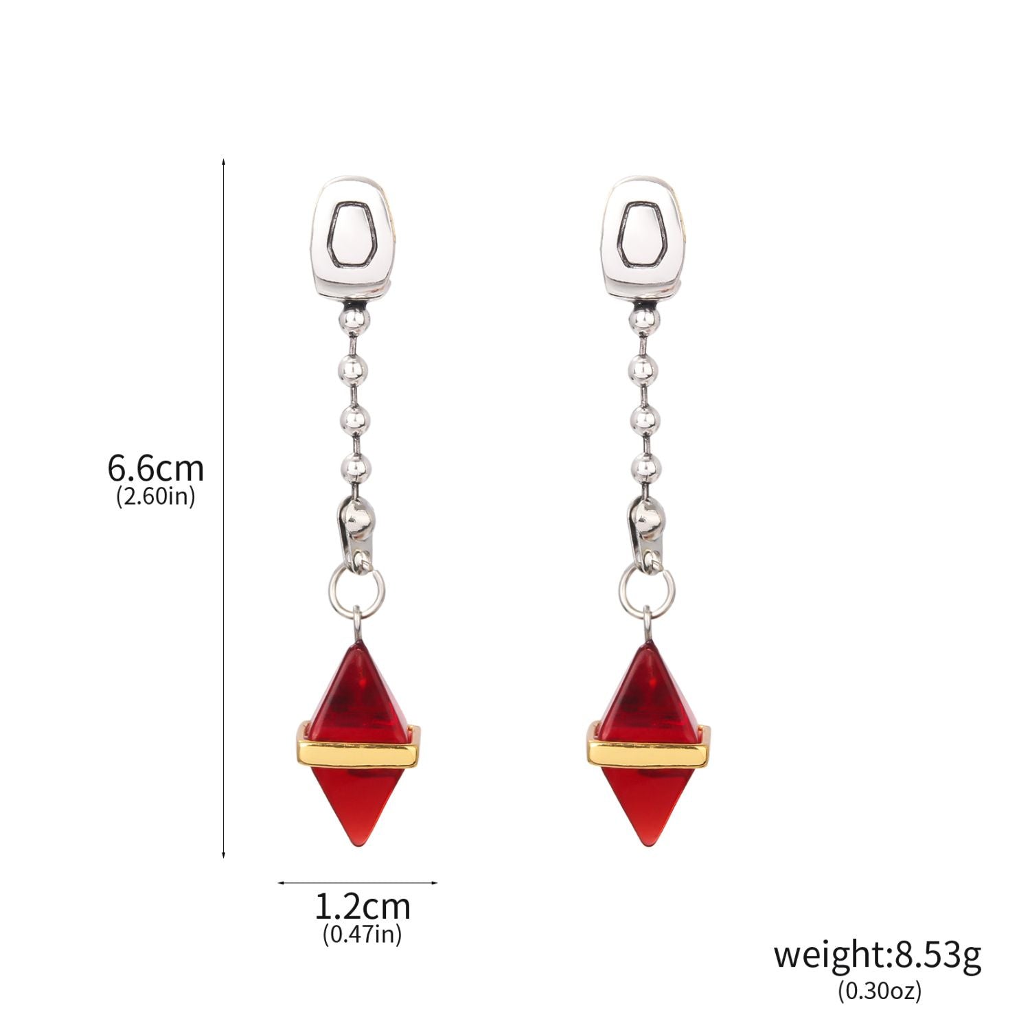 Anime merchandise: Hunter x Hunter Kurapika earrings, ear studs, cosplay costumes, earrings