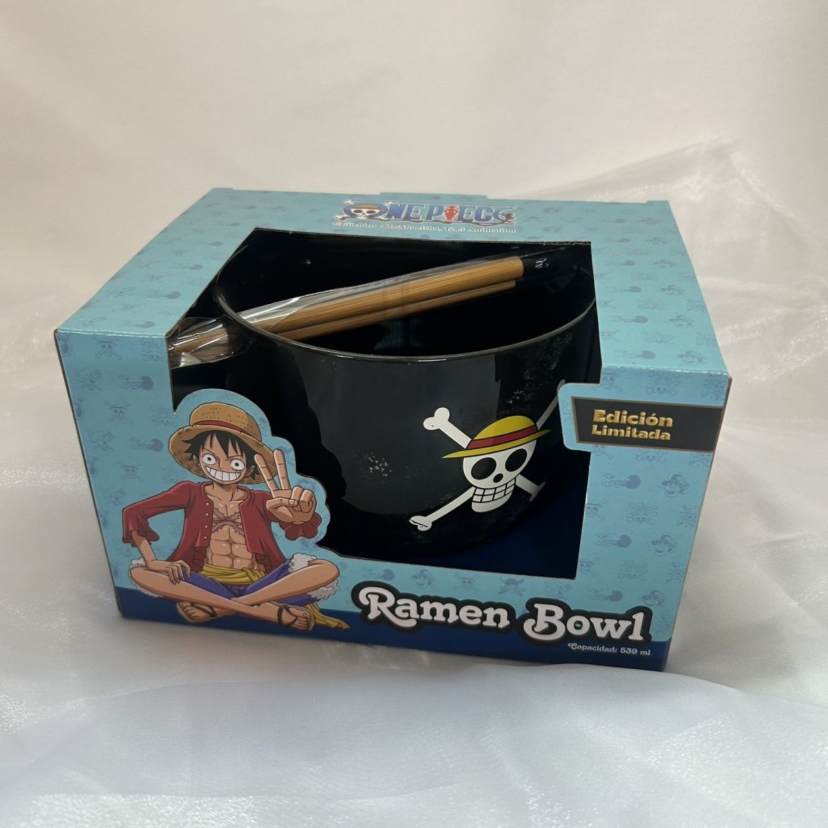 One Piece instant noodle ceramic cutlery with chopsticks