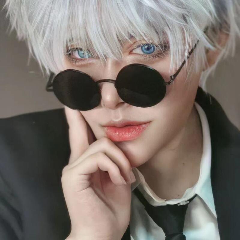 Gojou Satoru sunglasses cosplay eye patch eyewear Jutsu Kaisen merchandise cool glasses props for photoshoots anime