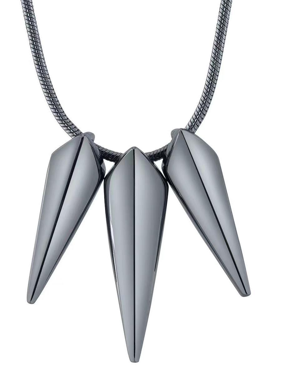 Black Panther 2 Wakanda Forever S925 Silver Claw Necklace Rocklove Marvel Merchandise Same Style Hoodie Chain Choker