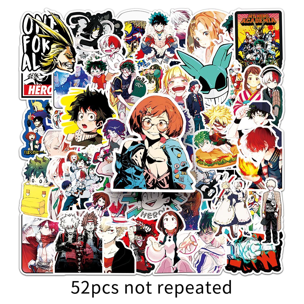 50 Creative and Fun Cartoon Decorative Phone Cases, Luggage Cases, Helmets, and DIY Graffiti Stickers from Japn Anime