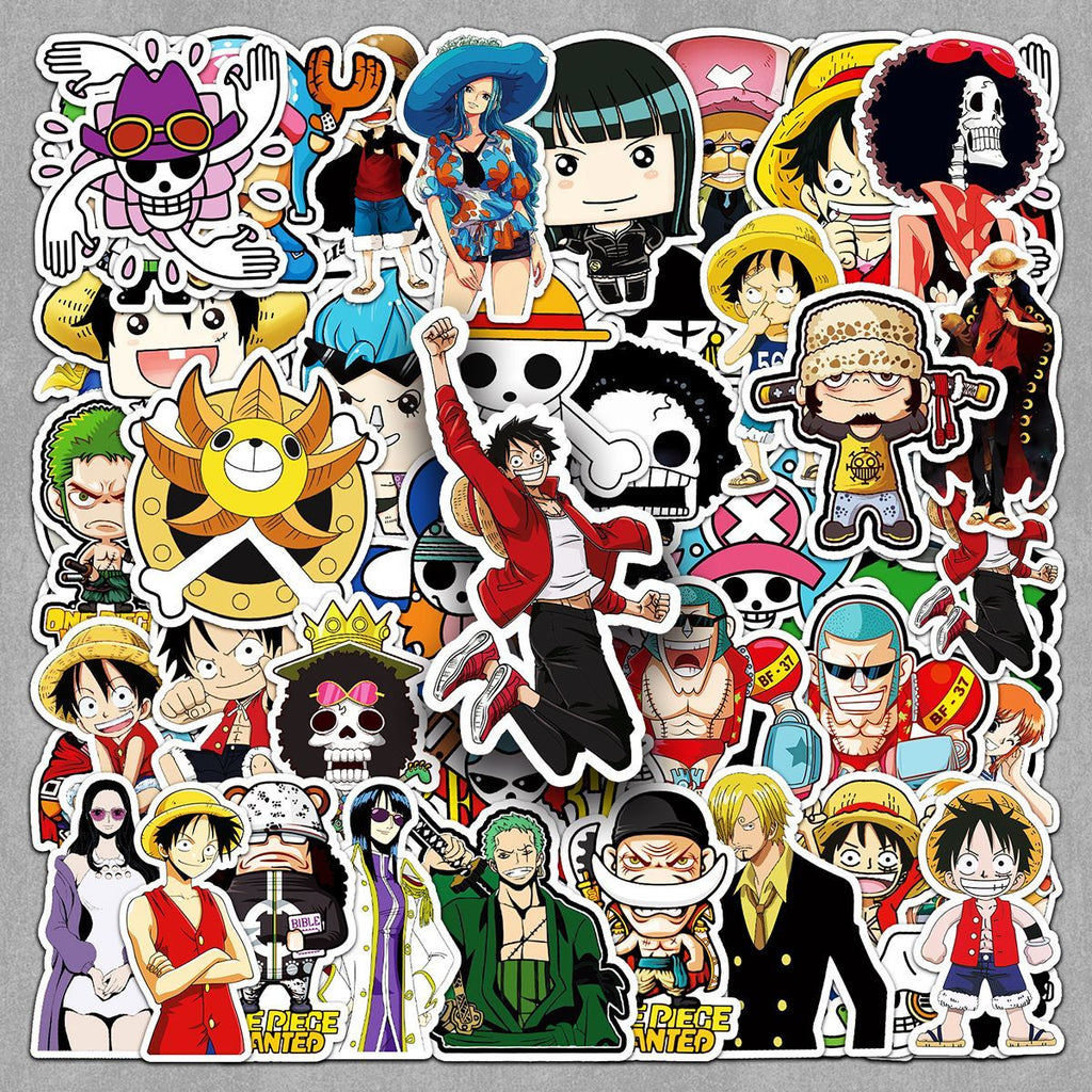 50 Creative and Fun Cartoon Decorative Phone Cases, Luggage Cases, Helmets, and DIY Graffiti Stickers From Japan Anime