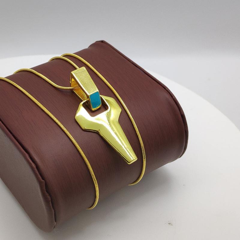 Cyberpunk Edgerunner runner Davia's necklace, cross fluorescent pendant necklace, wholesale.